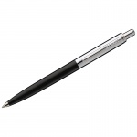 Ручка шариковая Luxor "Star", синяя, 1,0мм, черный, хром, футляр, 1125/ф