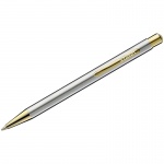 Ручка шариковая Luxor "Nova", синяя, 1,0мм, хром/золото, футляр, 8235/ф