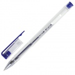 Ручка гелевая Staff "Basic", синяя, 0,5мм, 142788