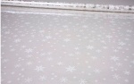 Упаковочная пленка "Снежинки", 70см, белый, 6049593