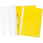 Папка-скоросшиватель OfficeSpace, А4, 120мкм, желтый, 240673