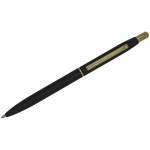 Ручка шариковая Luxor "Sterling", синяя, 1,0мм, черный/золото, футляр, 1116/ф