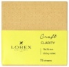 Блок самоклеящийся lorex "Craft Clarity", 75*75мм, 75л, Lxsncf-Clt