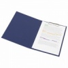 Папка-планшет с зажимом Staff, А4, картон, Пвх, синий, 229054