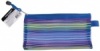 Папка-конверт на молнии Brauberg "Stripes", 310*220мм, сетка, 224047