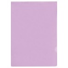 Папка-уголок Стамм, А4, 100мкм, прозрачная, фиолетовый, ММ-30743