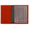 Обложка для автодокументов и паспорта OfficeSpace "AutoFiles", экокожа, красный, DL_53590