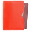 Обложка-карман для паспорта Гранд, нат.кожа, красный, 02-016-0751