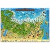 Карта для детей "Карта нашей Родины", 101*69см, интерактивная, КН013