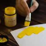 Краска акриловая художественная AturyDesign, 60г, желтый, 20-21