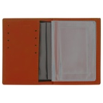 Обложка для автодокументов и паспорта OfficeSpace "AutoFiles", экокожа, коричневый, DL_53591